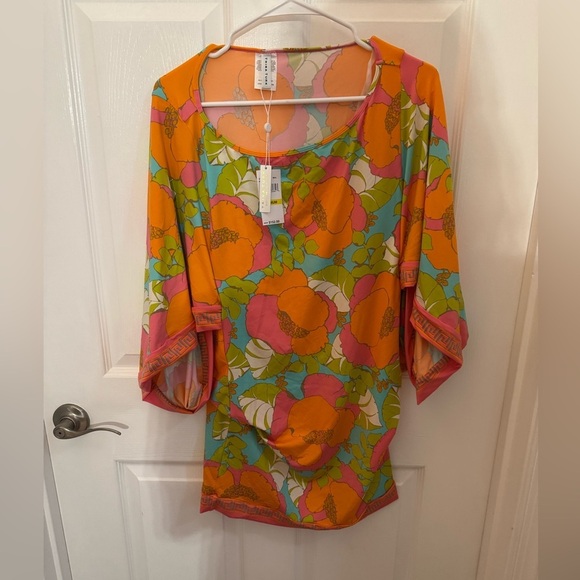 Trina Turk Other - Trina Turk Multicolor Floral Coverup, tropical, beach, pool